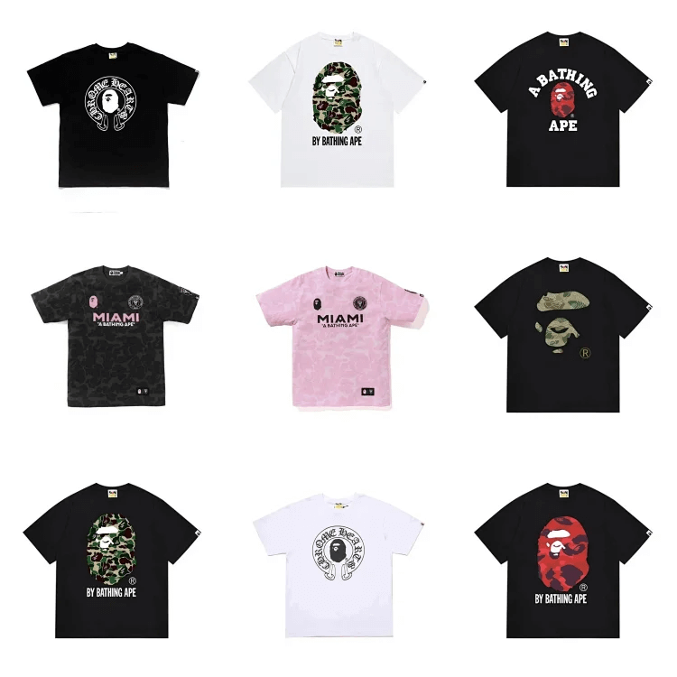 2023/2024 AAPE x Inter Miami CF football jersey kit & camo tee
