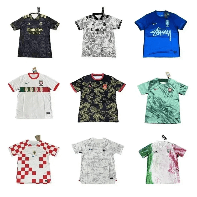 2023 China jersey fan version, men's tops, also Black Drache limited edition