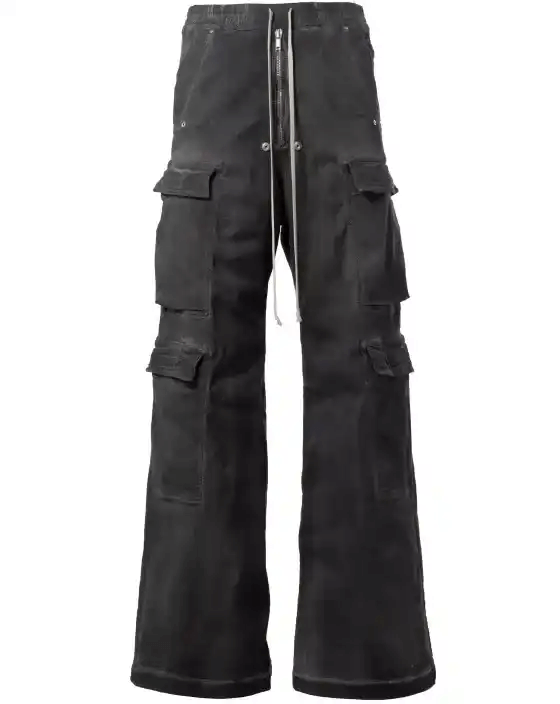 Unknown Cargo Trousers Black Pants