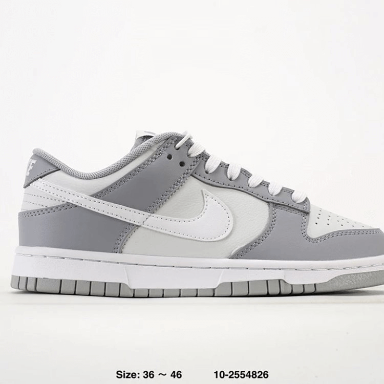 Nike Dunk Low Grey White Shoes