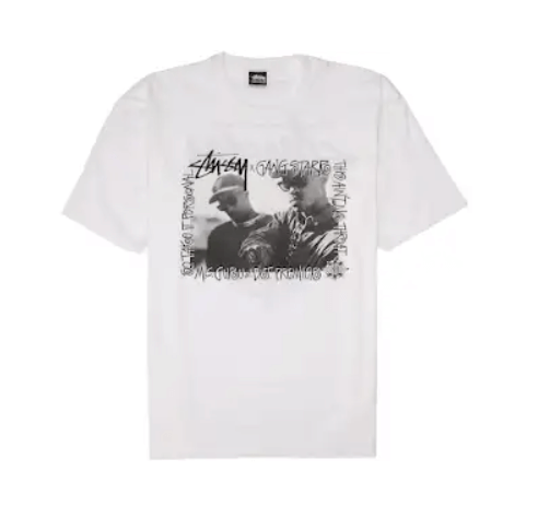 Stussy Gang Starr Tee White T-Shirts