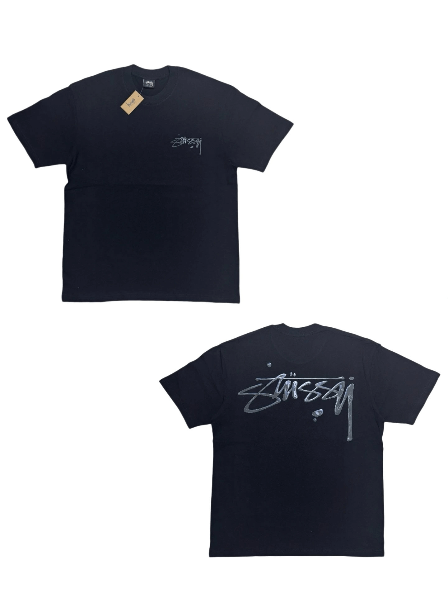 Stussy Signature Tee Black T-Shirts