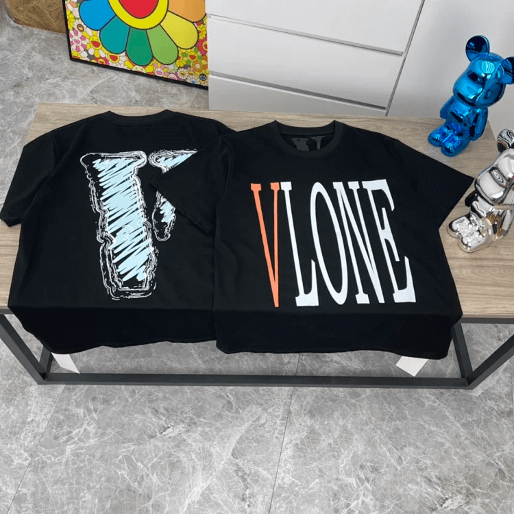 VLONE Logo T-Shirt Black T-Shirts