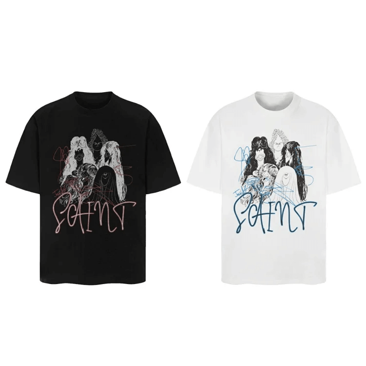 SAINT Graphic T-Shirt Black T-Shirts