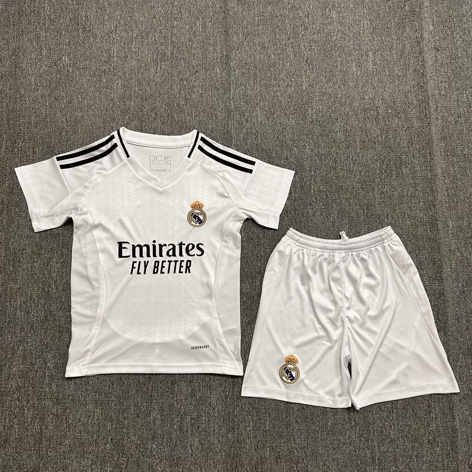 Real Madrid Football Kit White T-Shirts