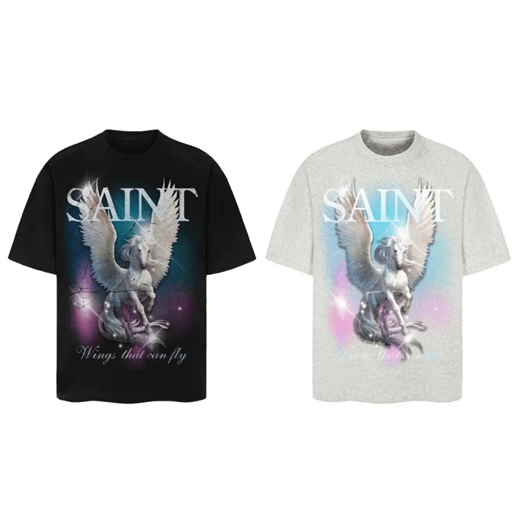 SAINT Wings T-Shirt Black T-Shirts