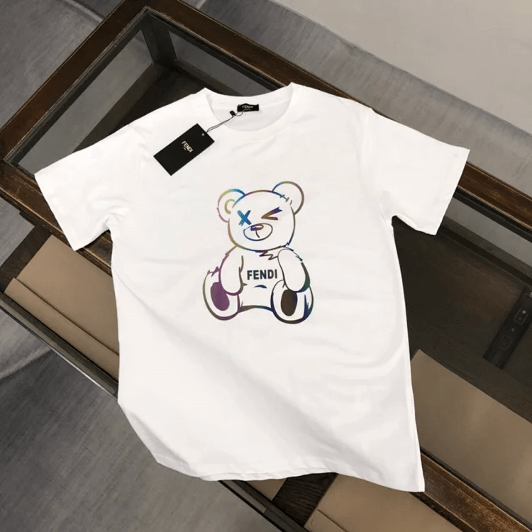 FENDI Teddy Bear T-Shirt White T-Shirts