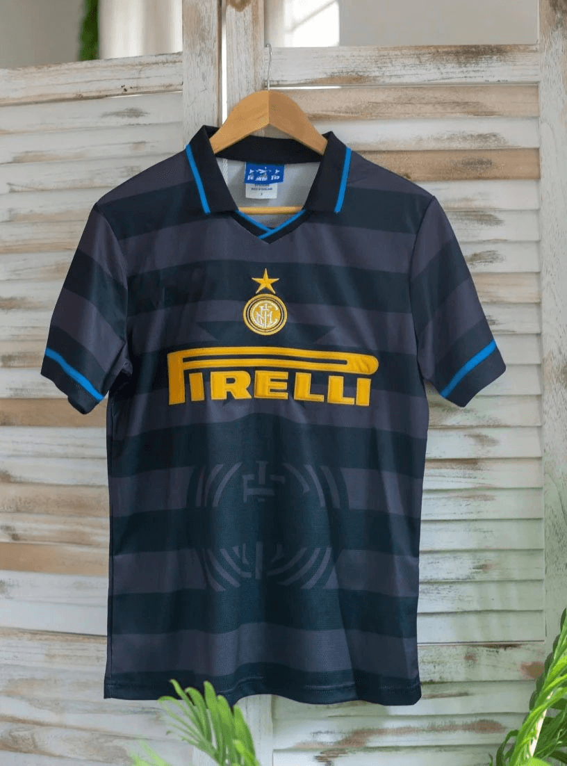 Inter Milan Classic Jersey Black T-Shirts