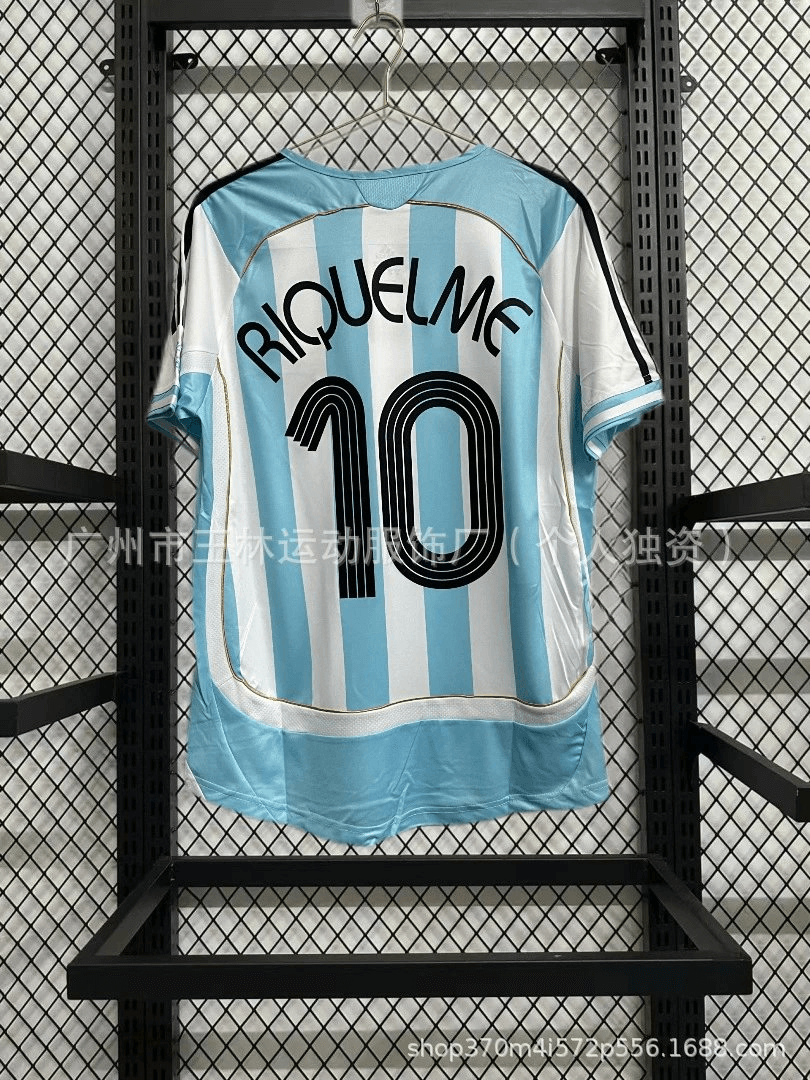 Unknown Riquelme 10 Jersey Light Blue T-Shirts