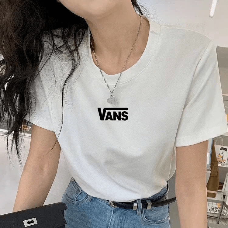 Vans Logo T-Shirt White T-Shirts