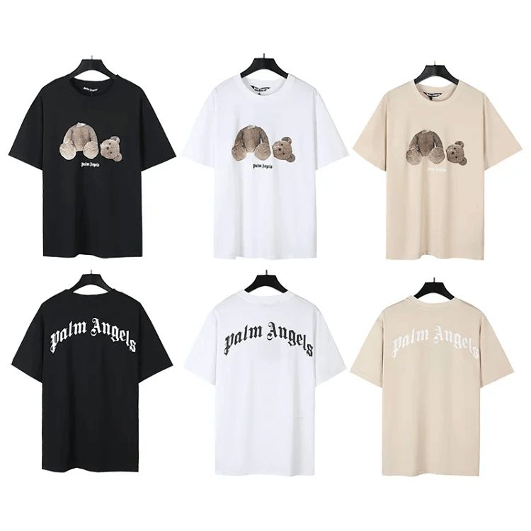 Palm Angels Teddy Bear T-Shirt Black T-Shirts