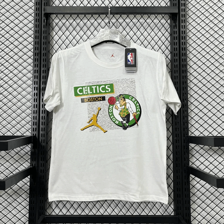 Jordan Boston Celtics T-Shirt White T-Shirts