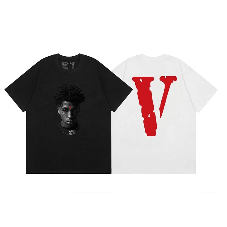 Vlone Classic T-Shirt Black and White T-Shirts