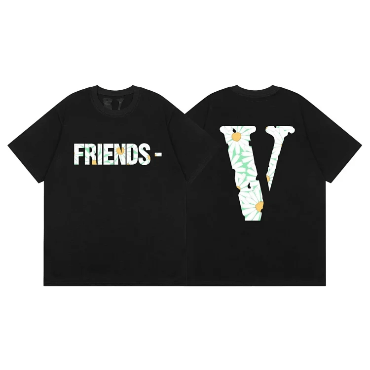 V Friends T-Shirt Black T-Shirts