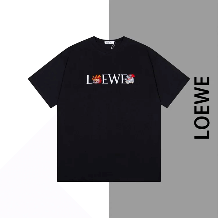 LOEWE Logo T-Shirt Black T-Shirts