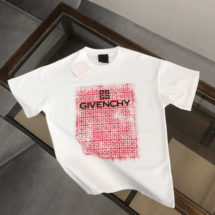 Givenchy Logo Print T-Shirt White T-Shirts
