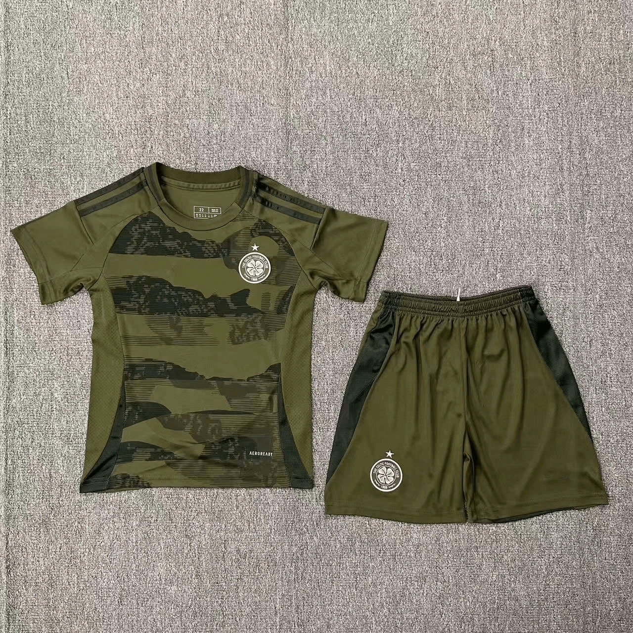 Adidas Celtic FC Away Kit Military Green T-Shirts