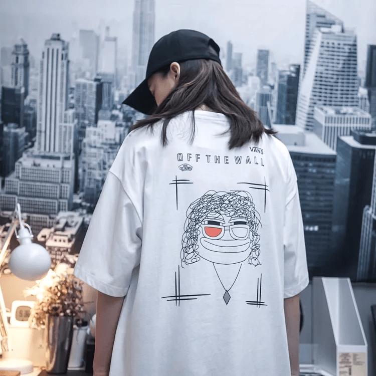 Vans Off The Wall Graphic T-Shirt White T-Shirts