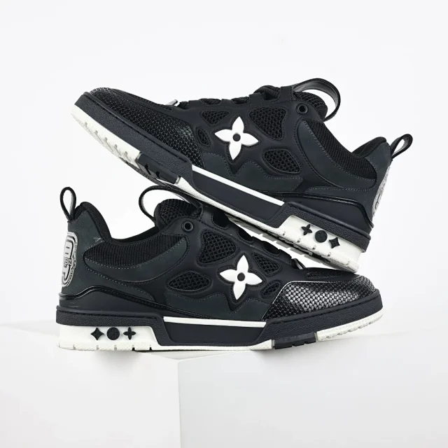 Louis Vuitton Louis Vuitton X Nike Collaboration Sneaker Black Shoes