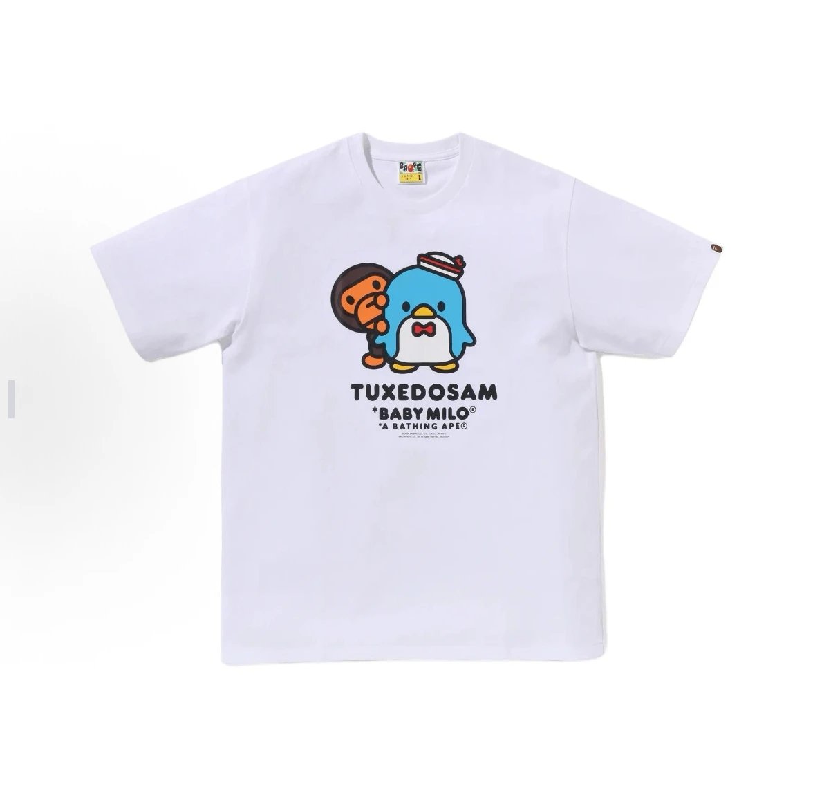 A Bathing Ape TuxedoSam Baby Milo T-Shirt White
