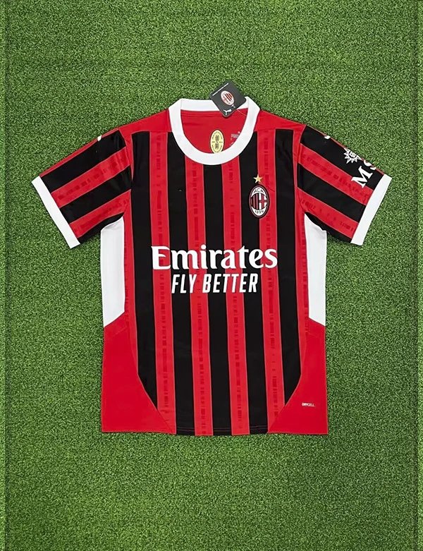 AC Milan 2023/2024 Home Jersey Red and Black