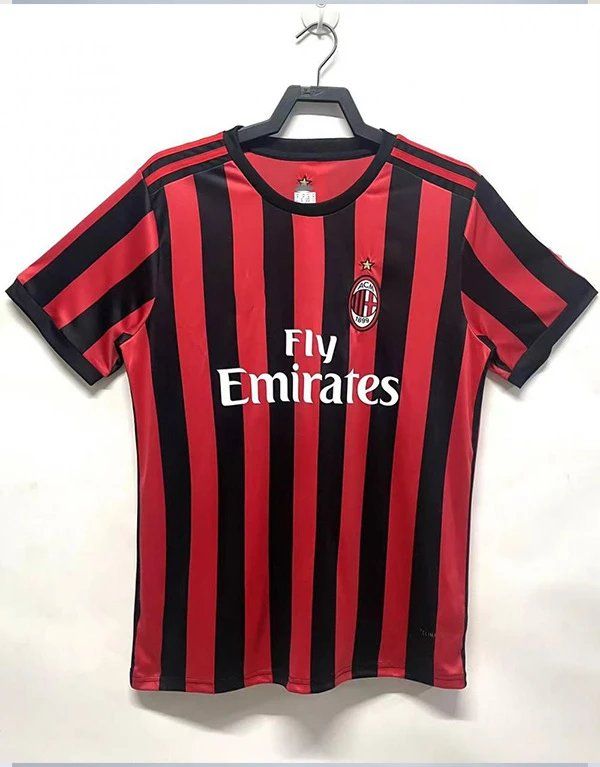AC Milan AC Milan 2019/2020 Home Jersey Red and Black