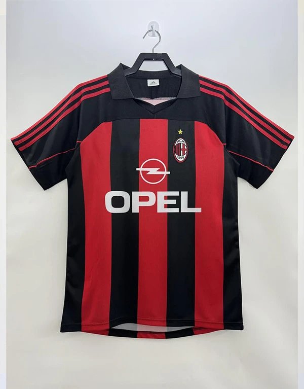 AC Milan Football Jersey Red and Black