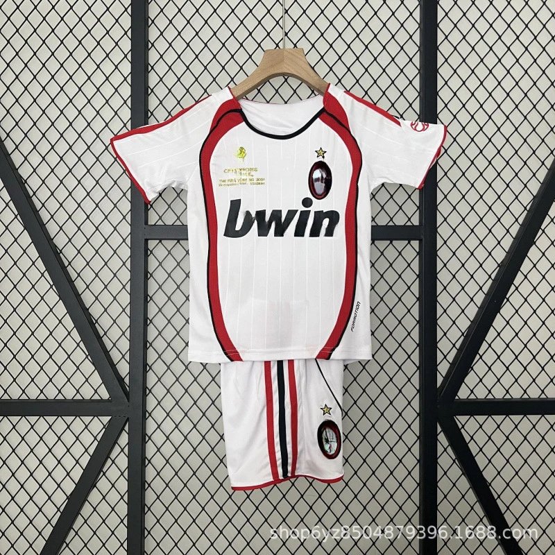 AC Milan Kids Home Football Kit White