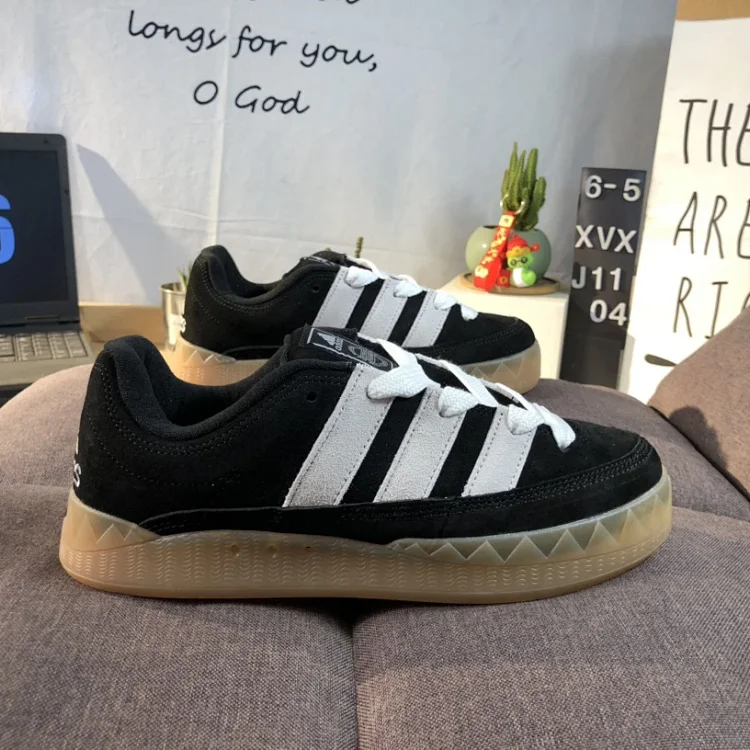 Adidas Black and White Sneakers Shoes