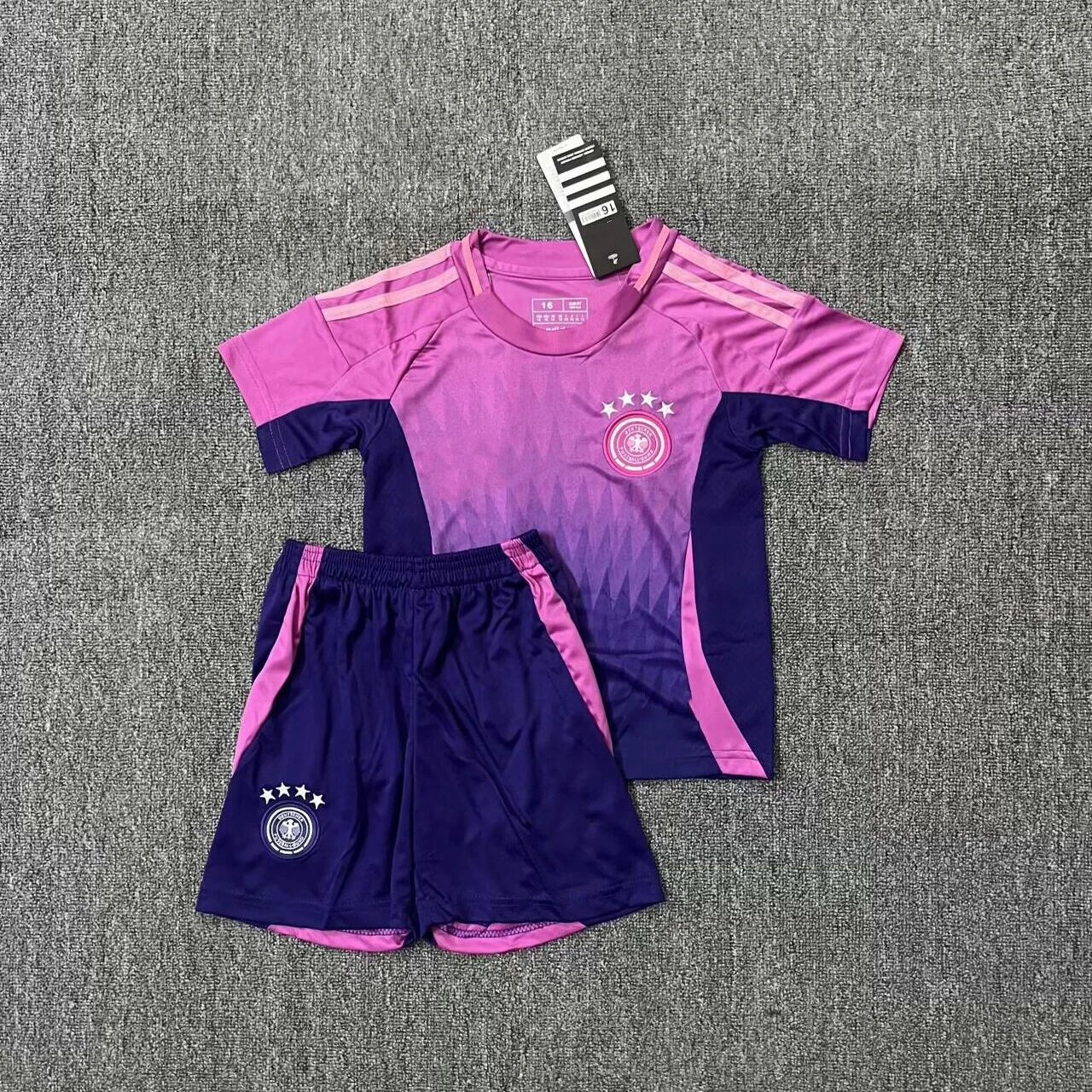 Adidas Germany National Team Kids' Football Kit - Pink and Navy