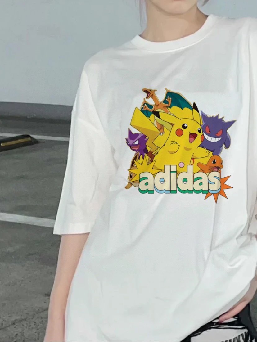 Adidas Pokemon Graphic T-Shirt White