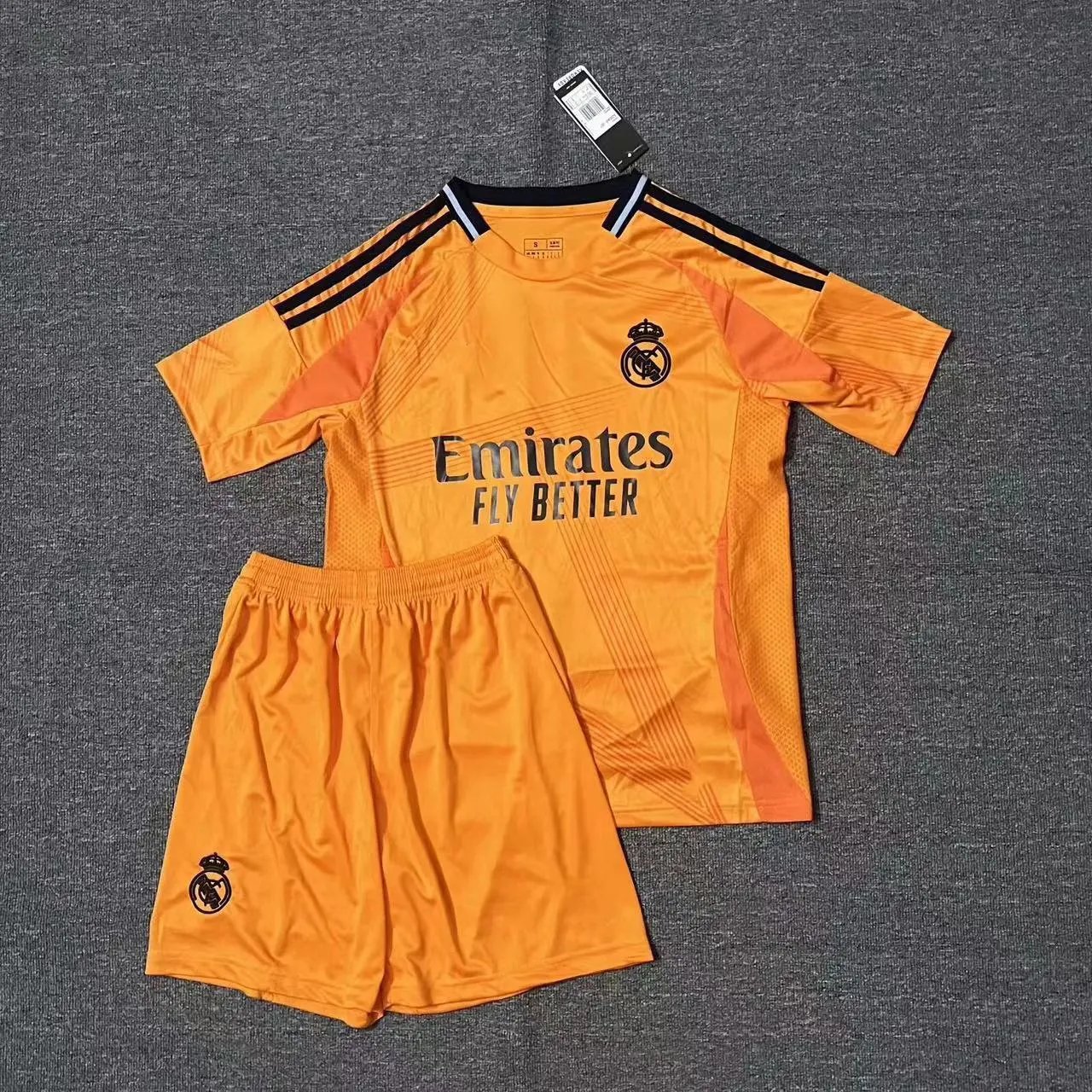 Adidas Real Madrid Football Kit Orange