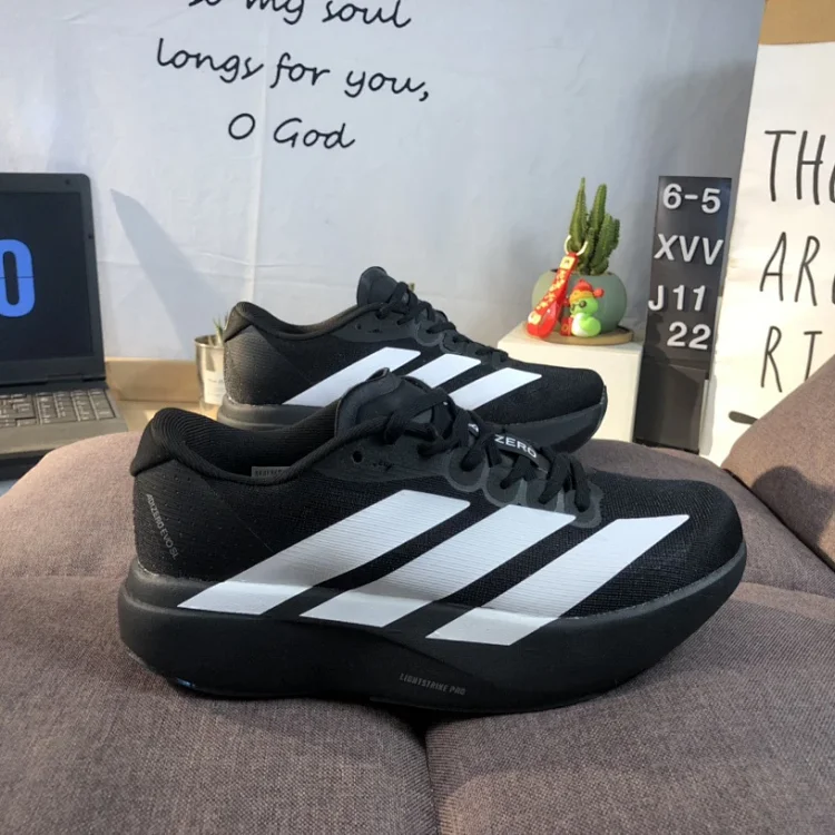 Adidas Running Shoes Black White Shoes
