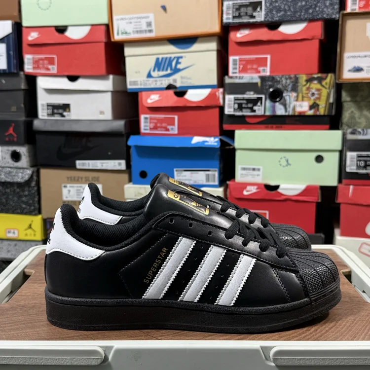 Adidas Superstar Black Shoes
