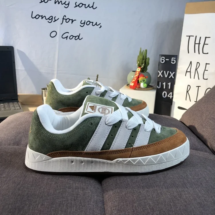 Adidas Superstar Shoes Green, White, Brown Shoes