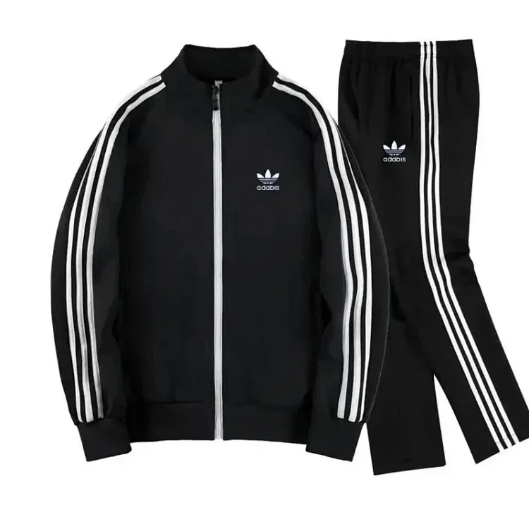 Adidas Track Jacket and Pants Set Black Jackets