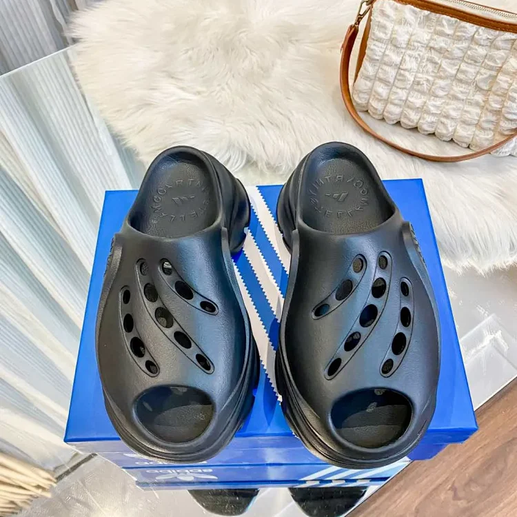 Adidas x Stella McCartney Slip-On Clogs Black Shoes