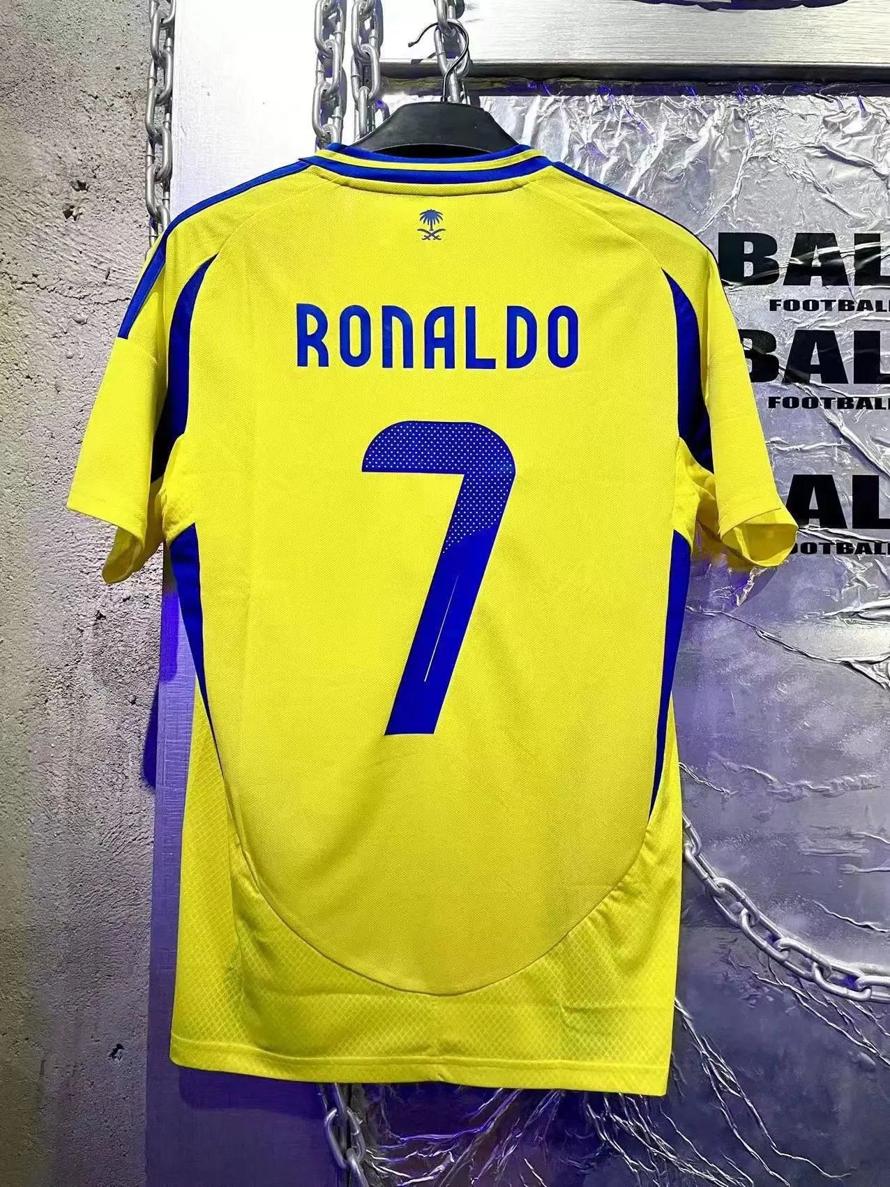 Al Nassr FC Cristiano Ronaldo #7 Home Jersey Yellow