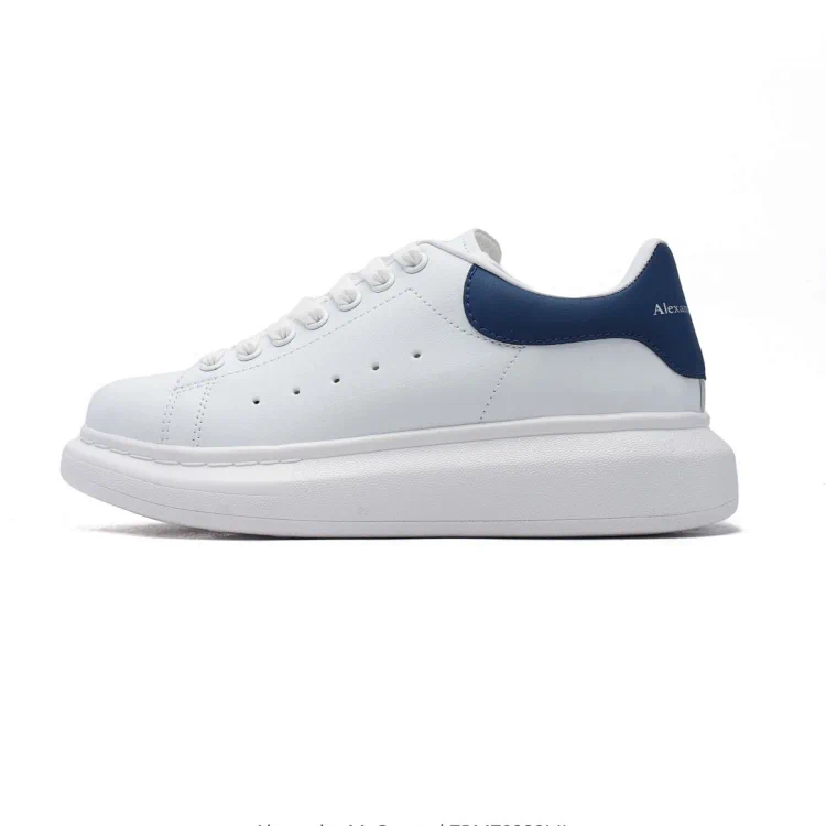 Alexander McQueen Oversized Sneaker White and Navy Shoes