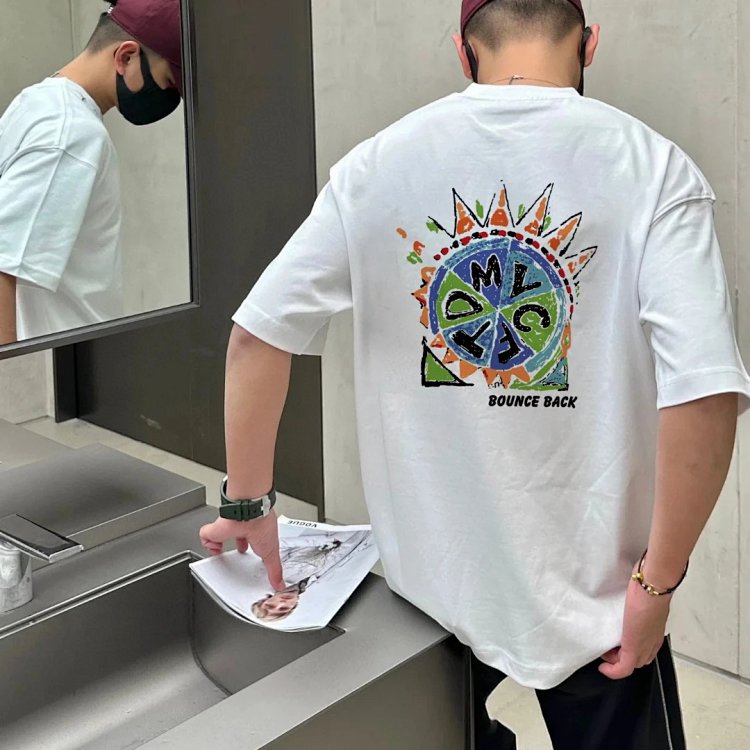 adidas Originals Sunflower Letter Joint Series Printed Couple T-shirt