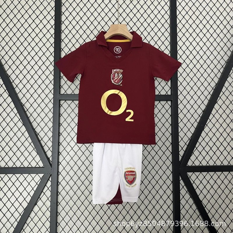 Arsenal Football Kit Maroon