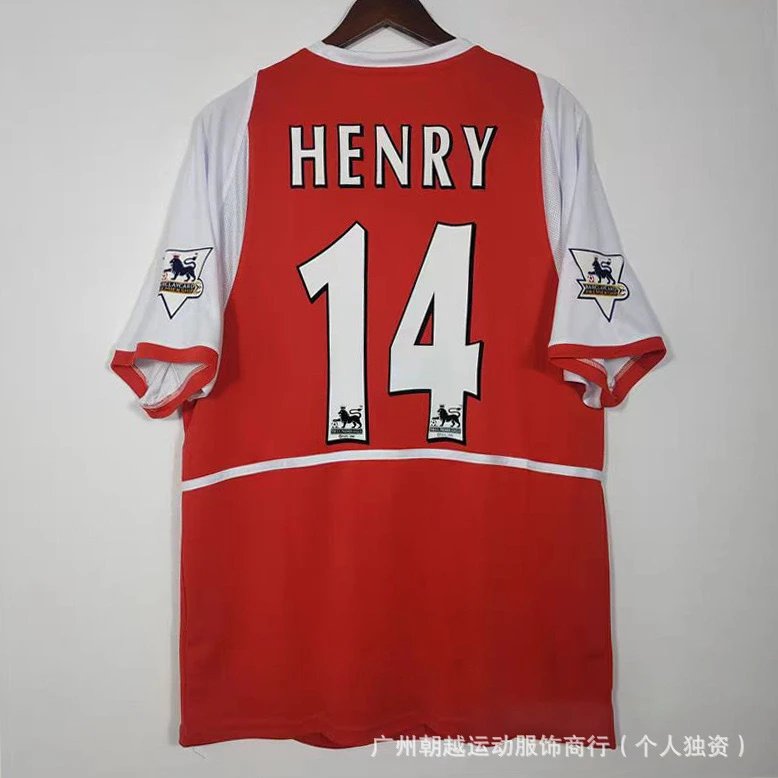 Arsenal Thierry Henry #14 Home Jersey Red/White