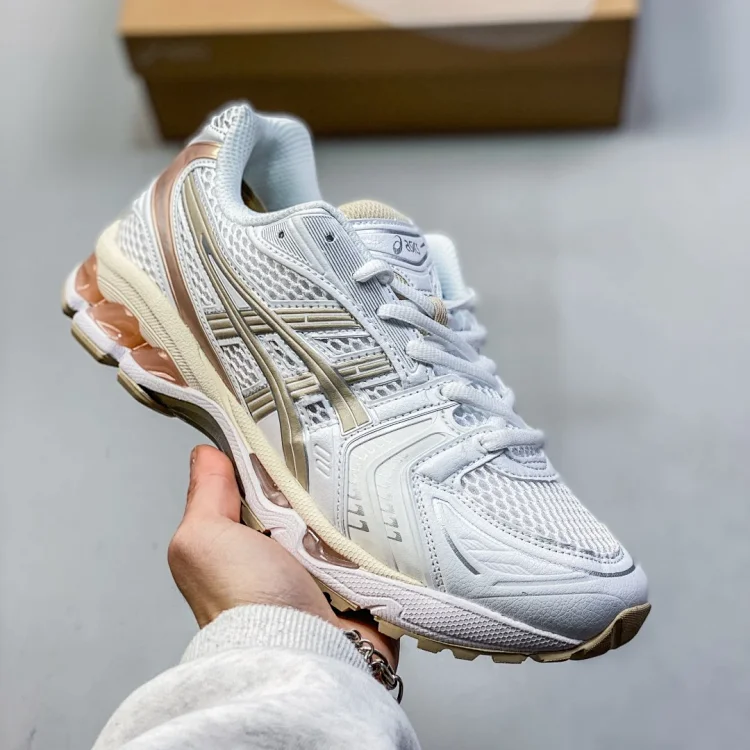 ASICS Gel-Kayano 14 White Beige Shoes