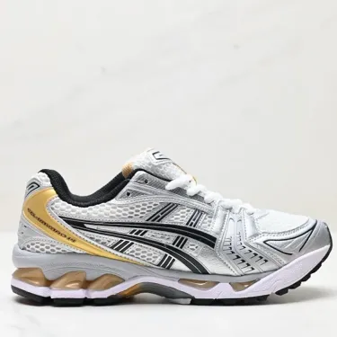 ASICS Gel-Kayano 19 White Black Gold Shoes