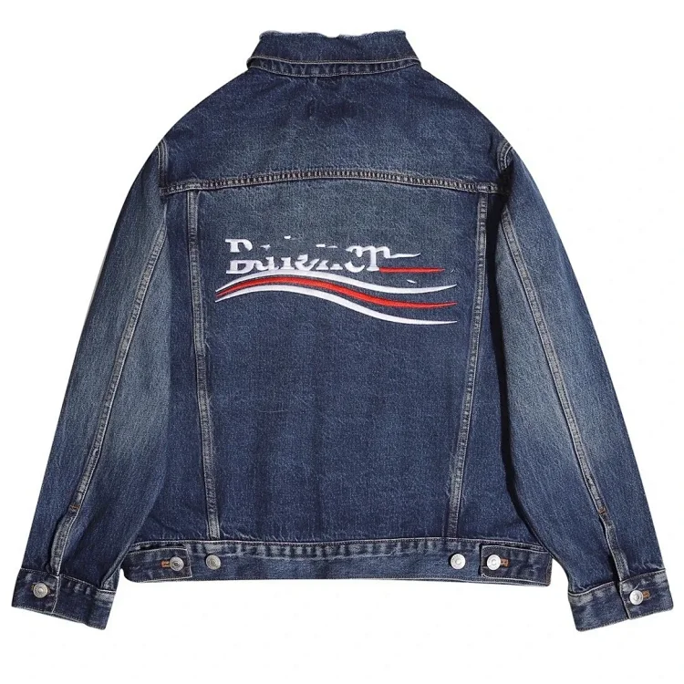 Balenciaga Denim Jacket Blue Jackets