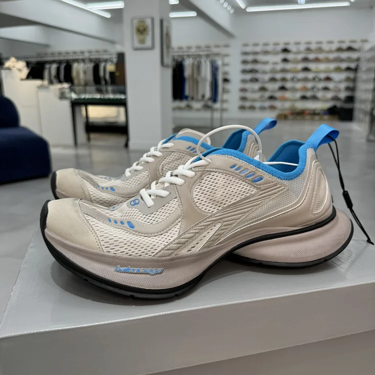 Balenciaga Track Sneaker Beige Blue Shoes
