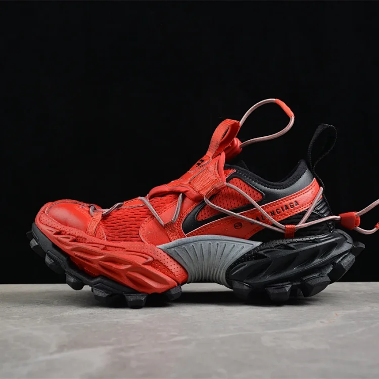 Balenciaga Track Sneaker Red Black Shoes