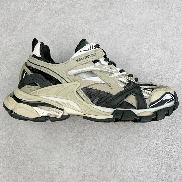 Balenciaga Track Sneakers Beige Black Shoes
