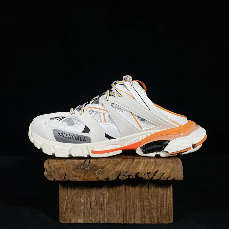 Balenciaga Track Sneakers White, Orange, Shoes