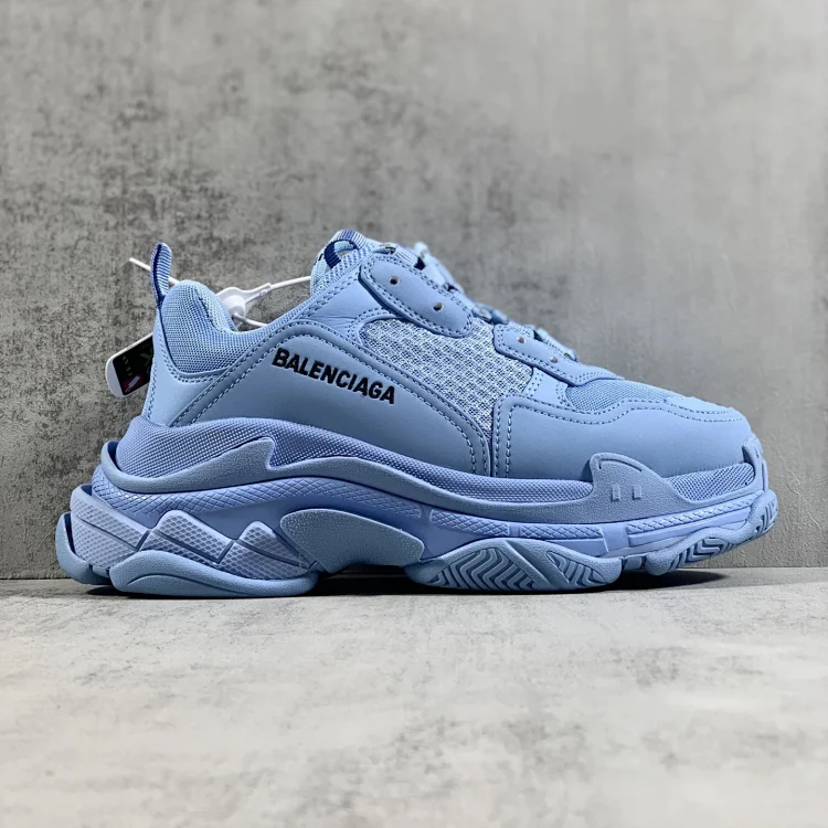 Balenciaga Triple S Sneaker Light Blue Shoes
